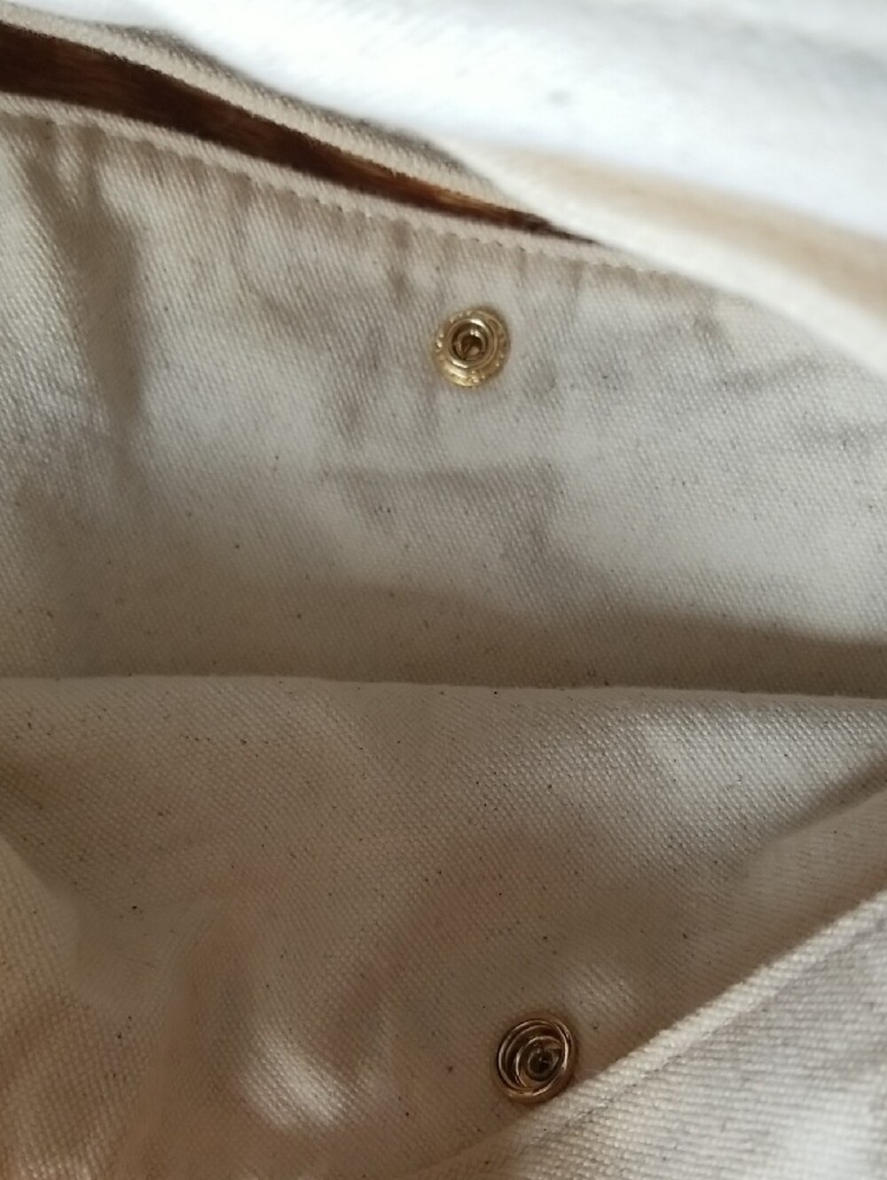 Sezane ECRU maxi canvas tote bag - Picture 7 of 10